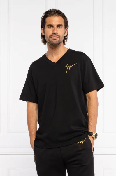 T-shirt | Regular Fit Giuseppe Zanotti μαύρο